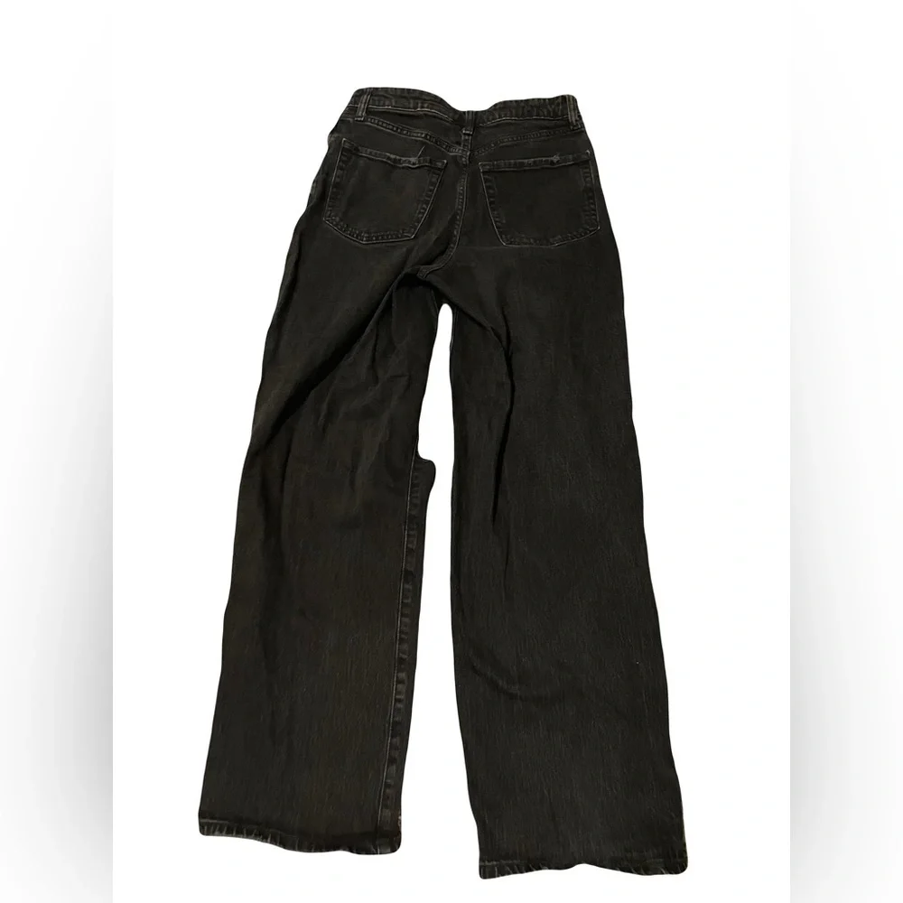 Wild Fable black baggy high rise ripped jeans - Picture 3 of 4